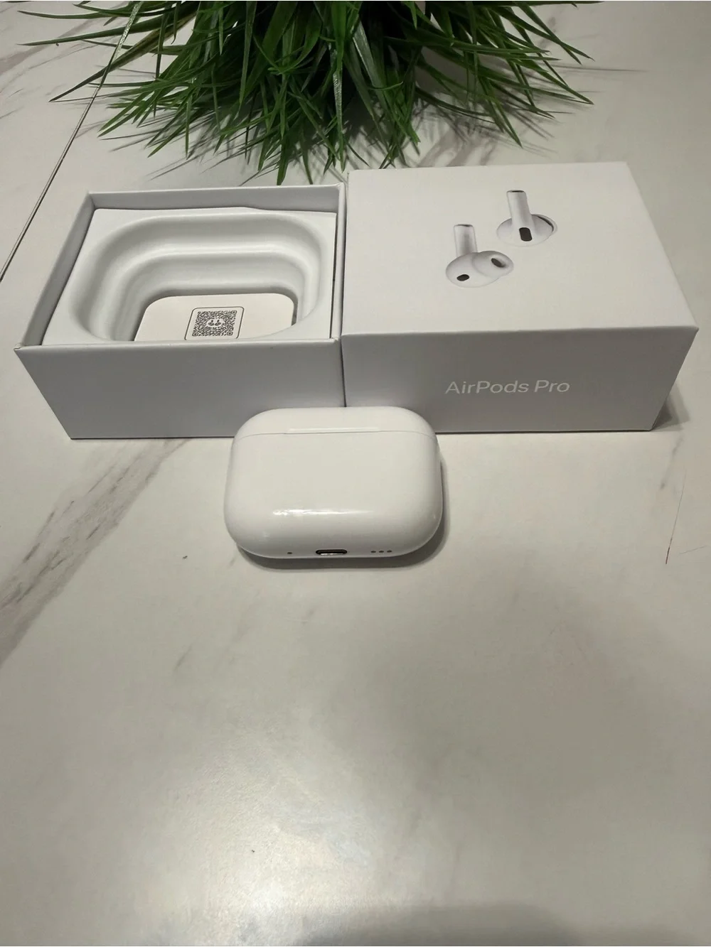 White AirPods Pro Charging Case with Box
